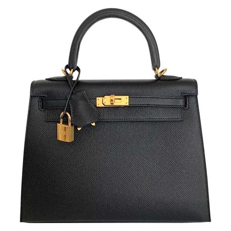 hermes kelly 25 black gold hardware|kelly 25 gold hardware.